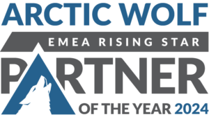 Arctic Wolf EMEA Rising Star Partner logo 2024
